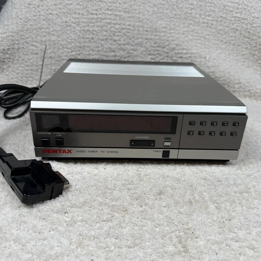 Pentax VHS Recorder,Tuner, Video Camera Lot PV-U1000A PV-R100A PC-K030A Untested